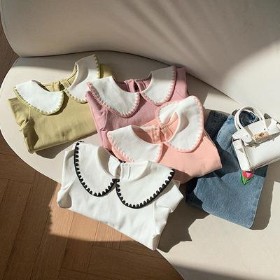 基础款娃娃领女童打底衫2