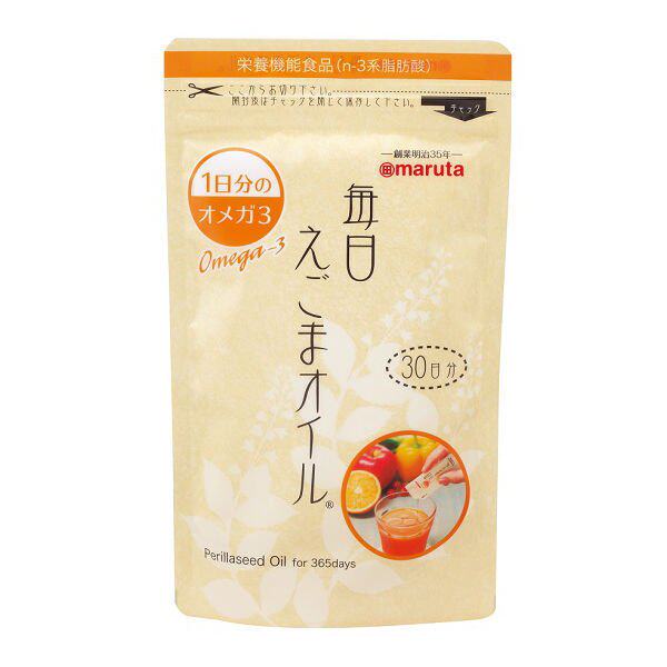 日本进口 太田油脂 マルタ毎日えごまオイル荏胡麻油  3g*30包入