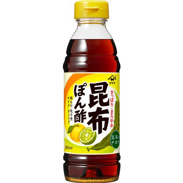 日本进口ヤマサ醤油日式调味酱醋柚子昆布ぽん酢 360ml