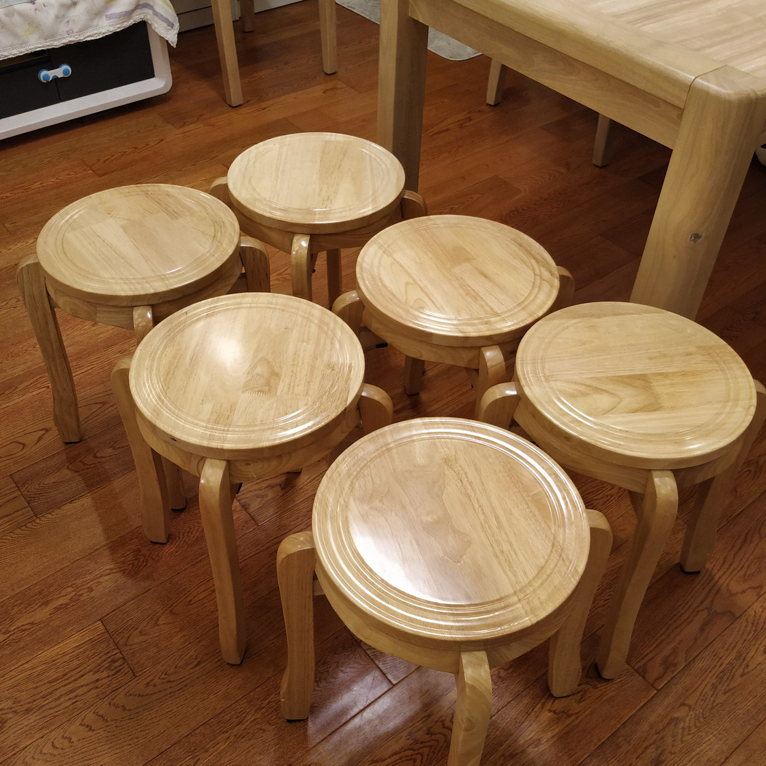 包邮家用小凳子实木凳圆凳时尚板凳餐桌凳创意餐凳凳木凳子实木矮