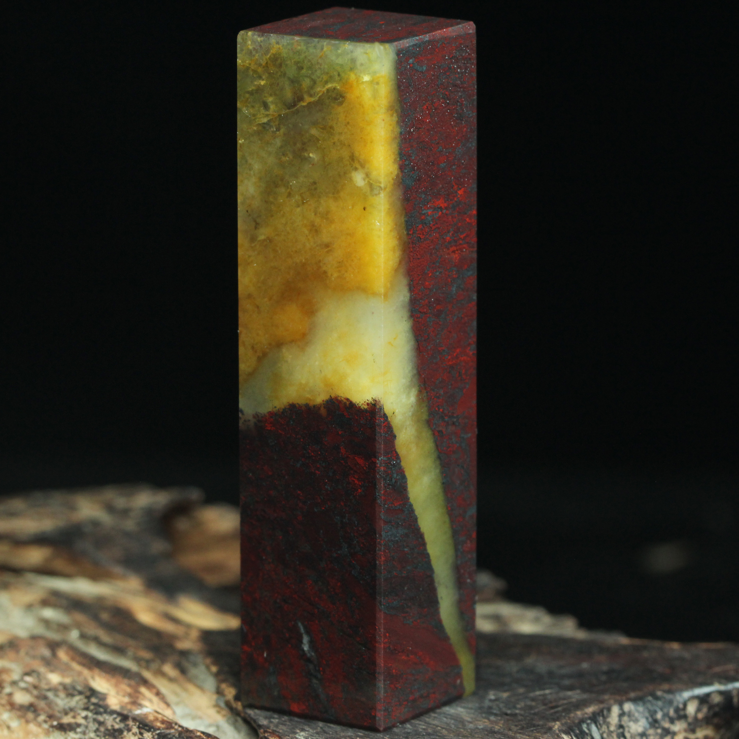 2*2精品天然桂林鸡血玉印章鸡血石章料玉石印石姓名章书画章刻字