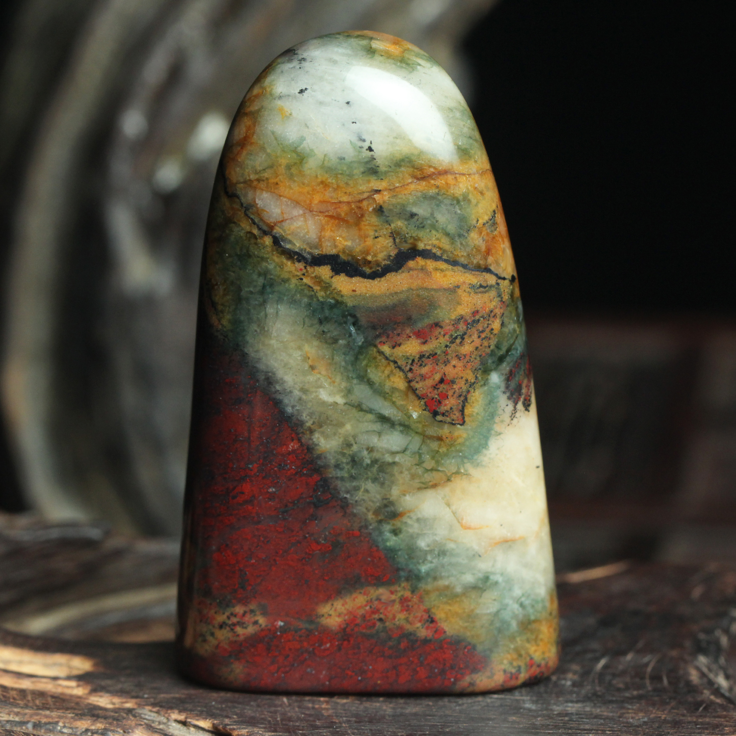 玉枢坊孤品天然桂林鸡血玉随形闲章鸡血石印章玉石章料起首章收藏