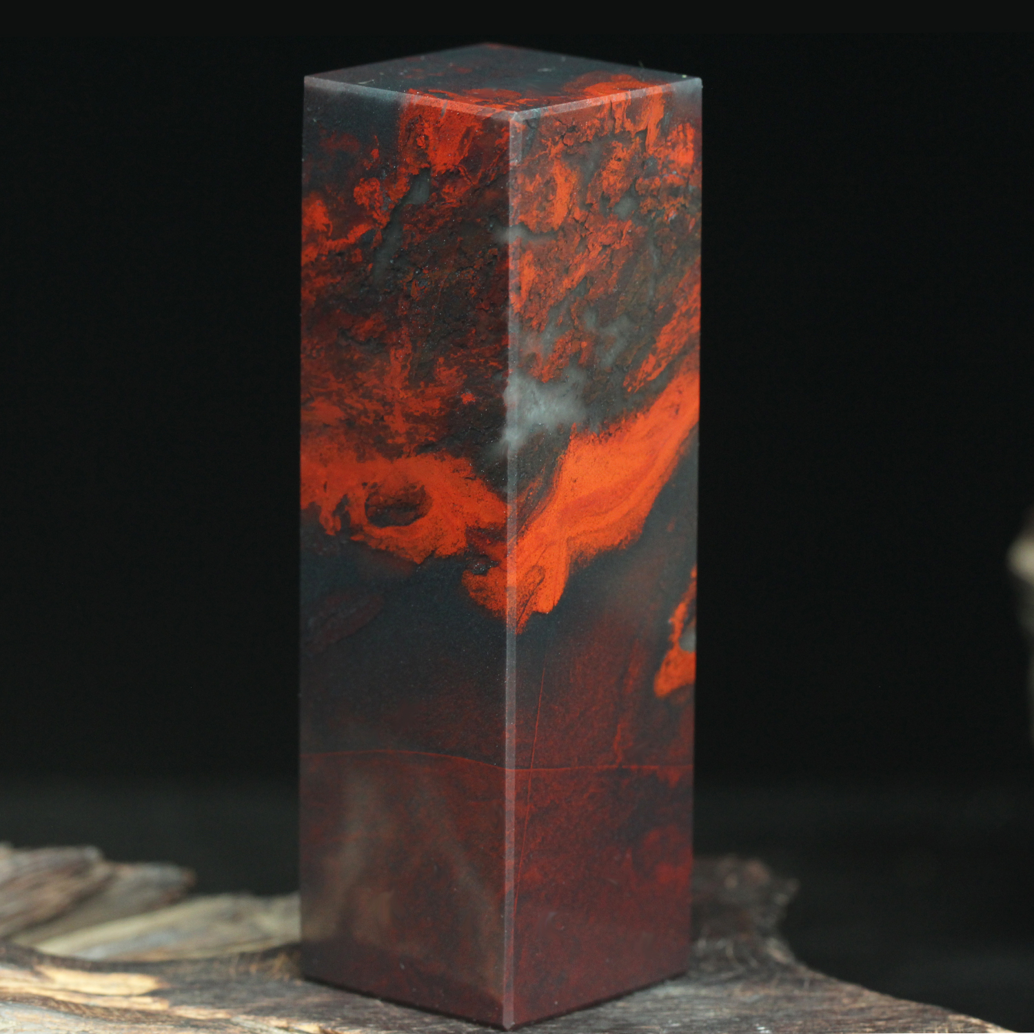 精品天然桂林鸡血玉印章鸡血石章料玉石印石原石章书法书画姓名章