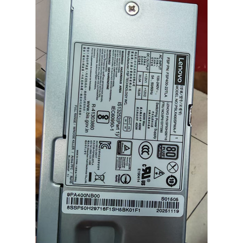 联想原装全新长条升级版400瓦电源FSP40O-22TLA接口10+8  显卡6+2
