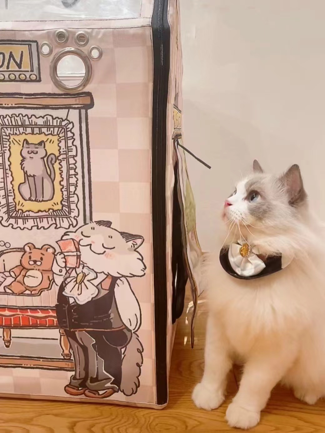 欧阳冰冰猫窝帐篷可爱