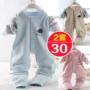 Quần áo trẻ em Xiêm dài tay mùa xuân và quần áo mùa hè Áo choàng cotton sơ sinh romper nam và nữ mùa thu đông xuân - Áo liền quần áo trẻ em