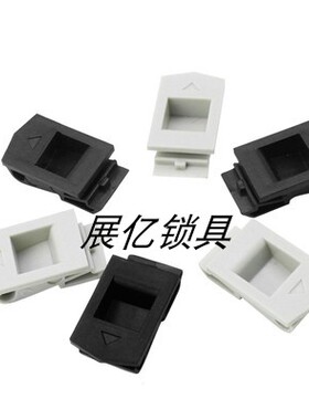 塑料搭扣五金电配户外LED灯箱开关扣黑色浅灰手弹簧门扣DK725-2A