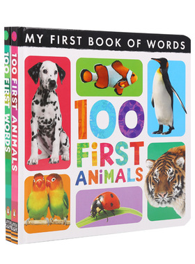 PLUS】小彼恩 My First Book of Words 两册英文绘本毛毛虫点读版