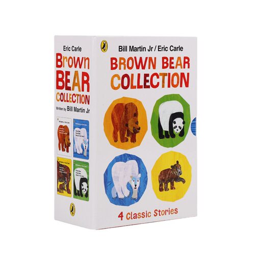毛毛虫点读版】棕熊brown polar bear 4册纸板小彼恩凯迪克