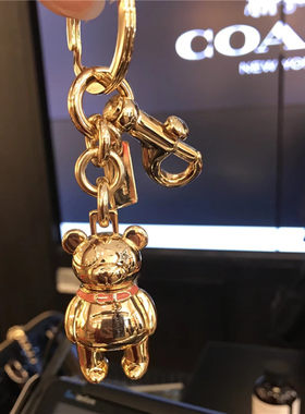 Coach/蔻驰小熊钥匙扣包包挂饰