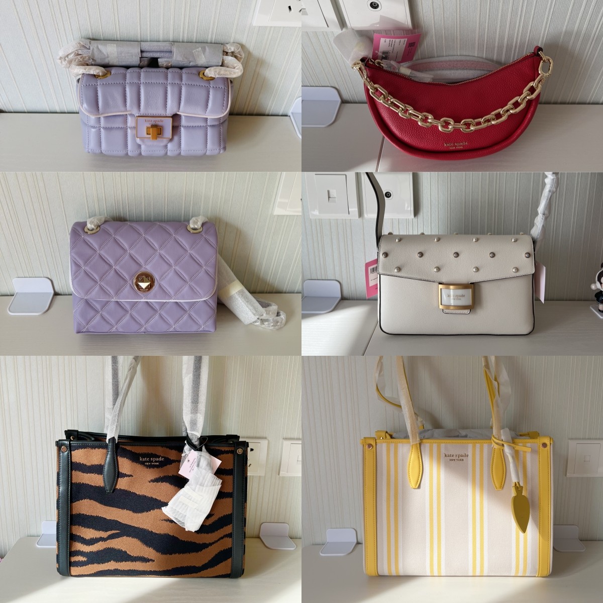 现货更新中Kate Spade美国官网购回手提包腋下包斜挎链条包托特包,箱包皮具/热销女包/男包,手拿包,淘宝优惠券,粉丝福利购,淘宝优惠卷