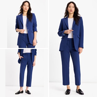 spade美国官网秋款 西装 九分长西裤 修身 外套 时尚 奥莱4折起kate