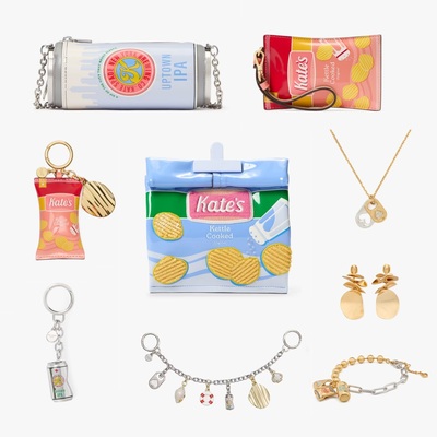 双旦48折起Kate Spade美国官网snack time薯片袋易拉罐造型奇趣包