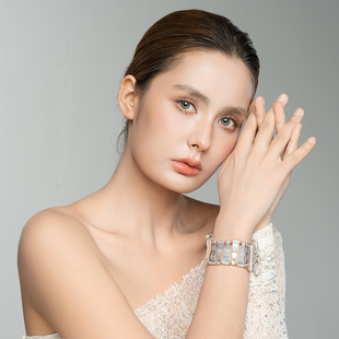 亚光磨花镀银设计师腔调森女文艺嘻哈朋克摇滚范潮人个性 手链