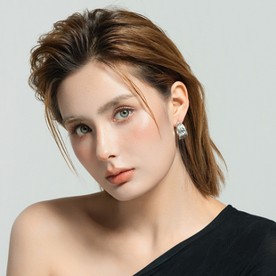 纹饰古银中世纪古典宫廷风森女文艺范别致个性 耳针环饰品