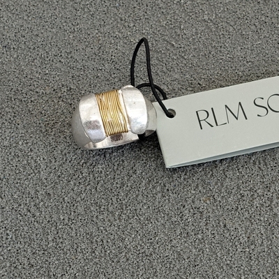 拉睦RLM SOHO双色双款手工绕丝设计师腔调森女文艺术气质潮戒指环