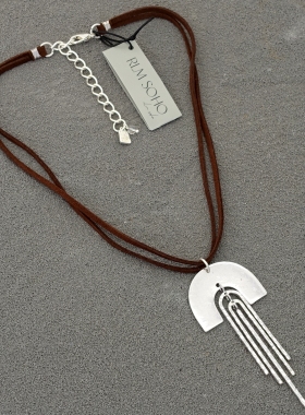 拉睦RLM SOHO亚光镀银欧美风设计师腔调文艺嘻哈朋克摇滚范项链