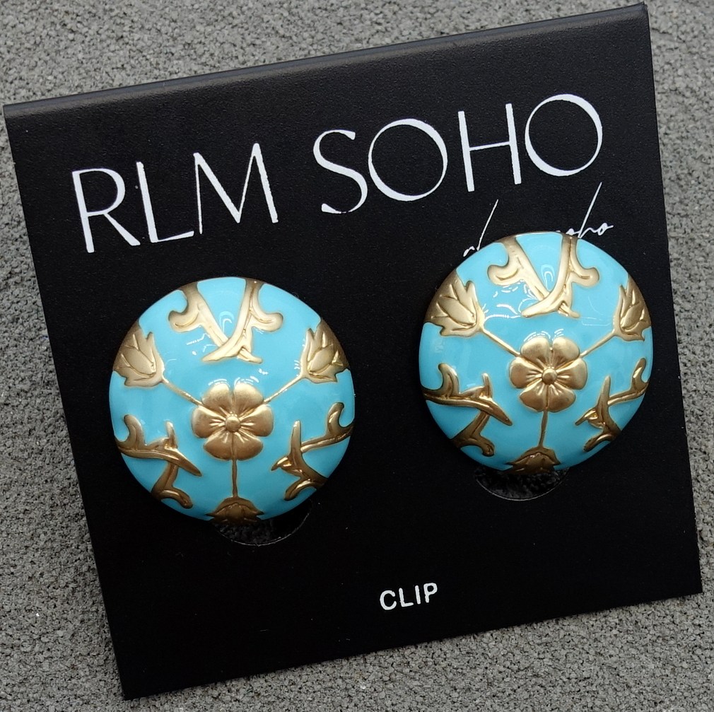 拉睦RLM SOHO异域巴洛克宫廷风度假摄影宴会派对耳夹(无耳洞佩戴)