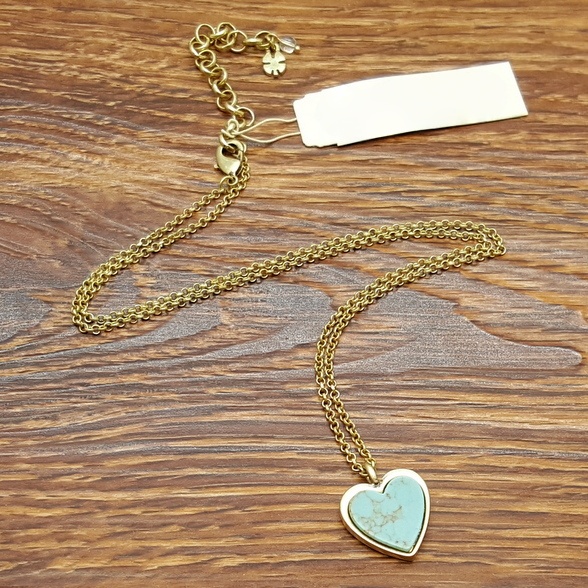 做旧金色双面做工桃心爱心森女文艺范复古VINTAGE简洁百搭小项链