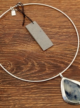 西洋欧美风镶嵌石头设计师腔调森女文艺范别致个性项圈