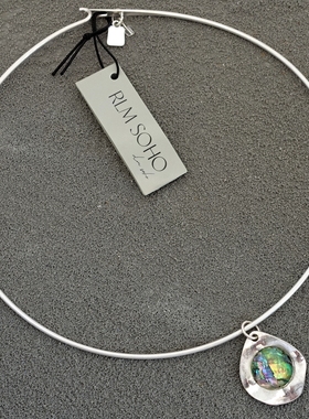 拉睦RLM SOHO幻彩鲍贝设计师气质森文艺气质度假摄影休闲风项圈