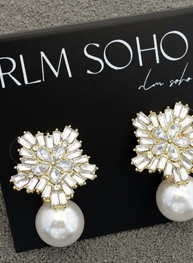 拉睦RLM SOHO度假摄影宴会派对舞台走秀场婚纱礼服裙耳钉针饰品