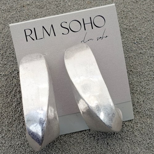 拉睦RLM SOHO哑光金银设计师腔调森女文艺嘻哈朋克摇滚范耳针环饰