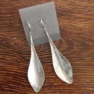 西洋欧美风设计师腔调森女文艺嘻哈朋克摇滚范叶子造型耳环坠饰品