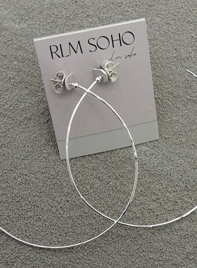 拉睦RLM SOHO设计师腔调经典大款几何森女文艺范卡卡外饰耳环饰品