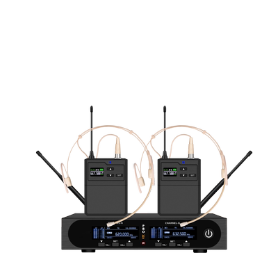 无线专业一拖二舞台话筒