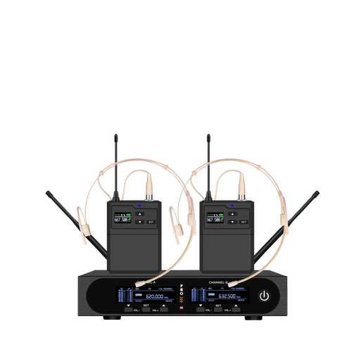 无线专业一拖二舞台话筒