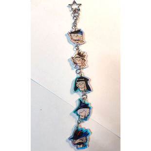 新款明日方舟斯卡蒂幽灵鲨歌蕾蒂娅乌尔比安Q版串串亚克力钥匙扣