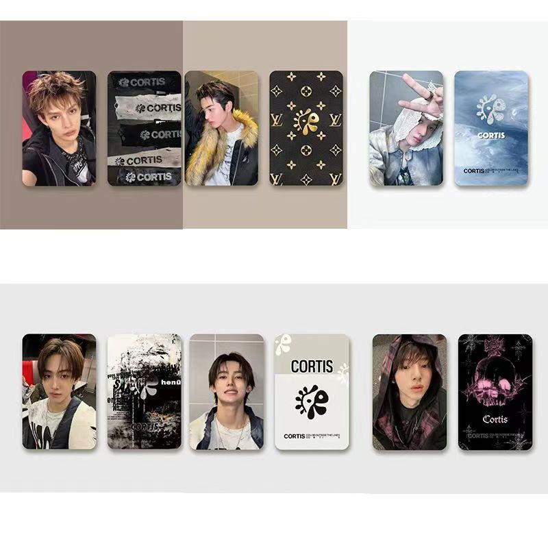 男团CORTIS周边小卡马丁严成玹金主训周边圆角小卡饭制收藏纪念卡