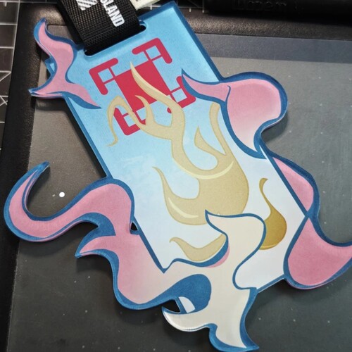 新款自制明日方舟便符界园肉鸽魔改亚克力通行证挂件收藏送朋友