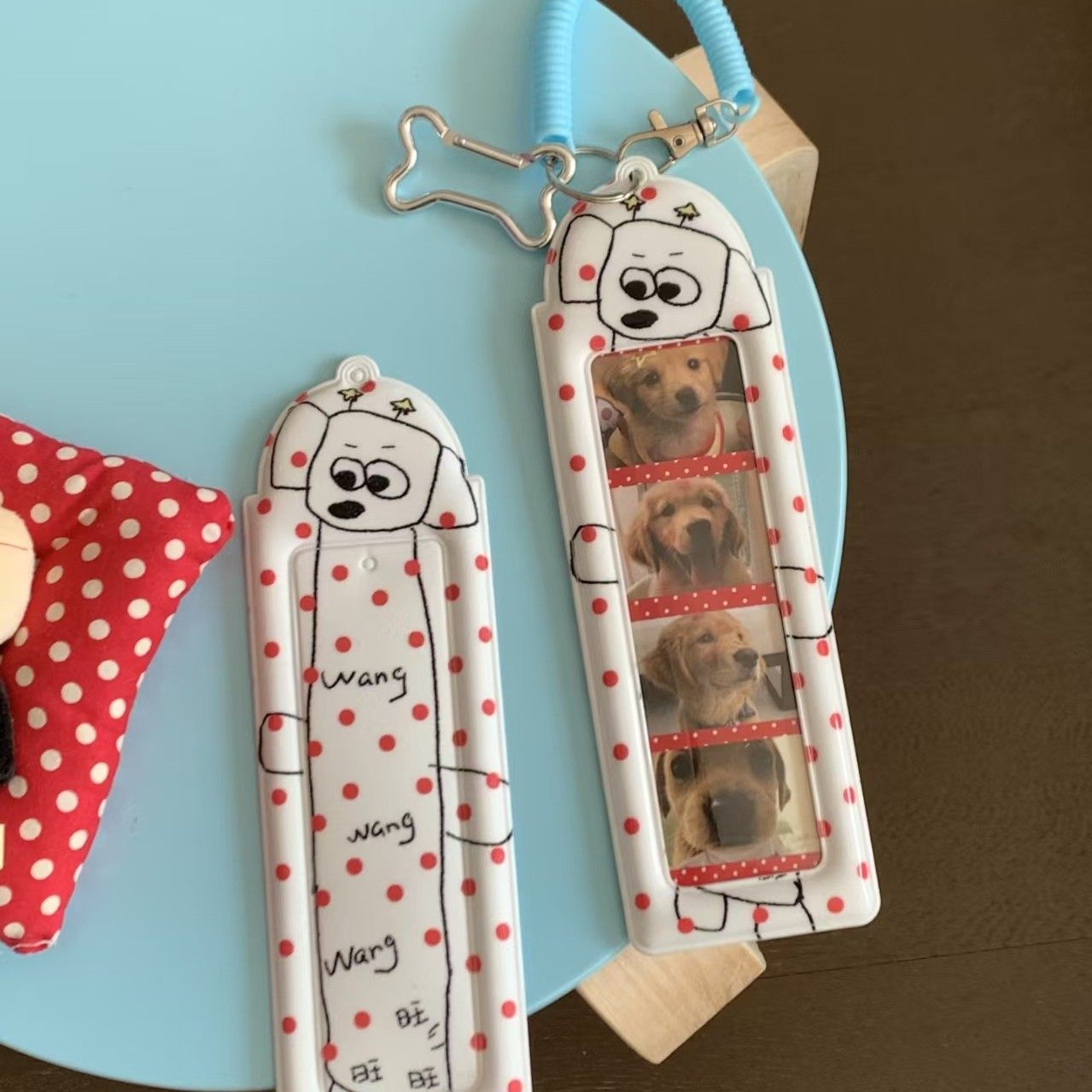 新款同人自制高颜值小狗人生四宫格书签收纳pvc背包装饰挂件,模玩/动漫/周边/娃圈三坑/桌游,桌游配件/卡套/保护膜,淘宝优惠券,粉丝福利购,淘宝优惠卷