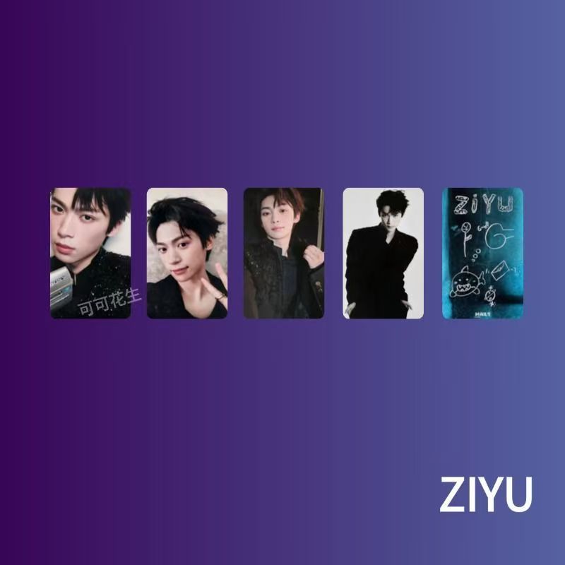 新款梓渝时尚三寸小卡卡片新款银十杂志追星卡收藏礼物明星应援