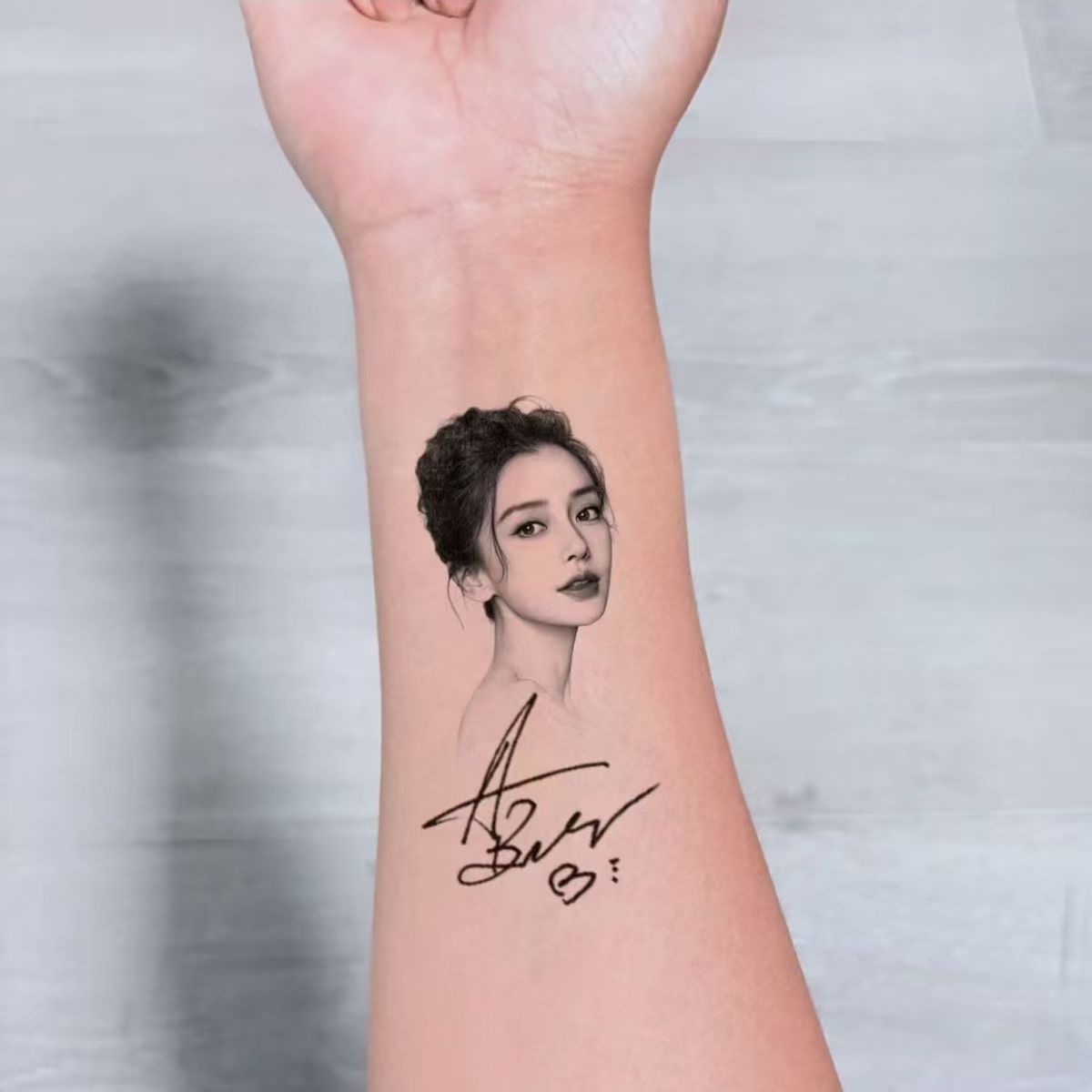 虞书欣鞠婧祎赵露思白鹿周边粉丝应援明星物料周边草本纹身贴纸