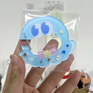 新款张杰登山扣演唱会物料赠送自制高颜值亚克力登山扣背包挂件