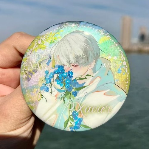 新品恋与深空周边同人谷高颜值沈星回吧唧徽章拍立得三寸小卡