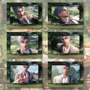 新款恋与深空周边秦彻生日系列三寸收藏拍照装饰小卡卡片拍立得