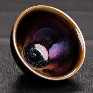 建盏茶杯主人杯四色杯陶瓷品茗杯蓝麒麟百花油滴禅定窑变天目茶盏