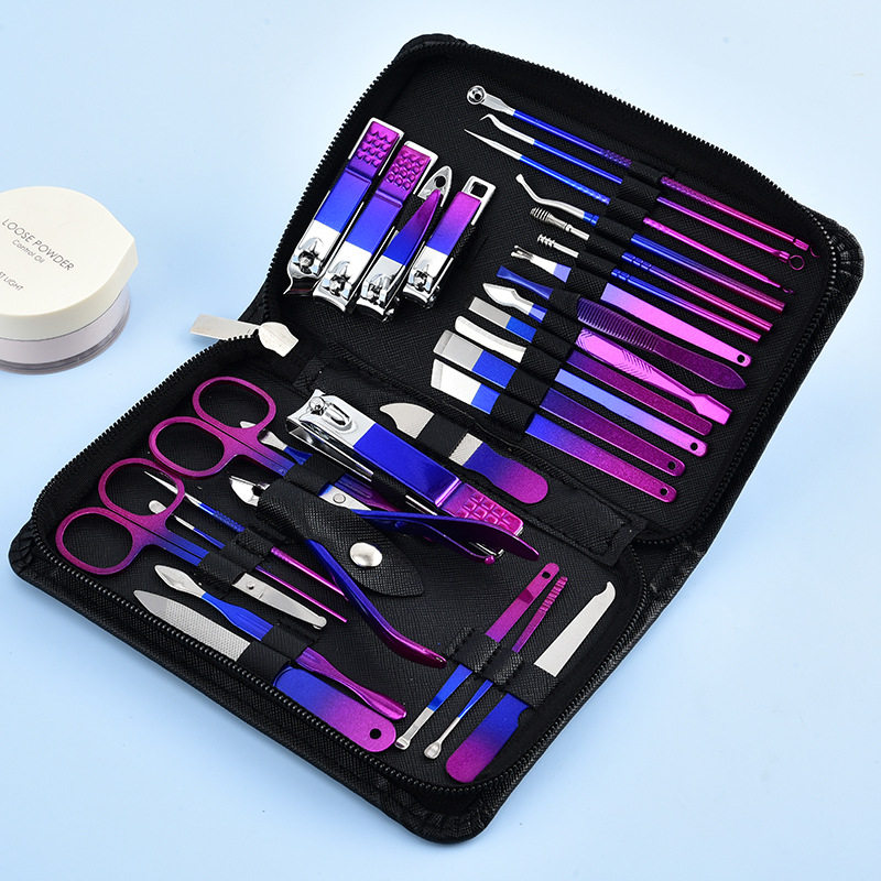 现货不锈钢 指甲钳死皮钳剪指甲工具 美甲皮修脚刀护理渐变色套装,彩妆/香水/美妆工具,美甲笔/美甲刷/美甲笔刷套装,淘宝优惠券,粉丝福利购,淘宝优惠卷