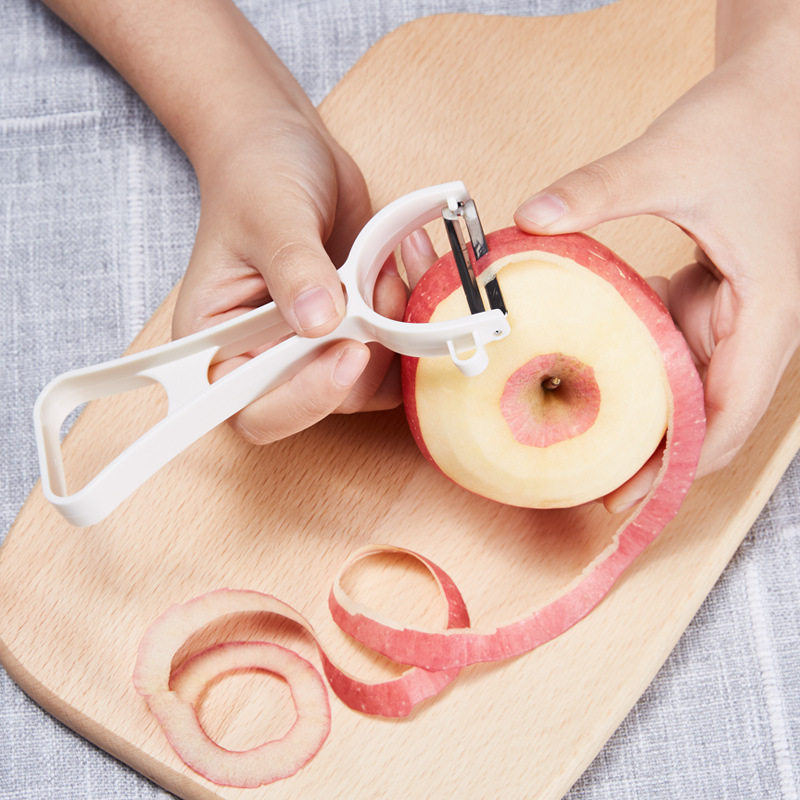 日本进口ECHO不锈钢削皮刀厨房水果削皮器土豆去皮刀刮皮器刨刀