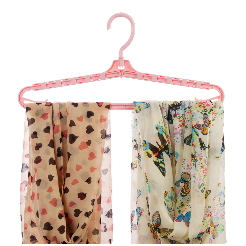 Z1039 可伸缩无痕衣架 干湿两用衣服收纳架 晾衣架挂衣架宿舍神器