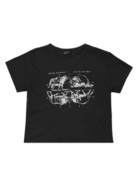 【现货】Enfants Riches Déprimés ERD 解刨公牛象限印花短袖