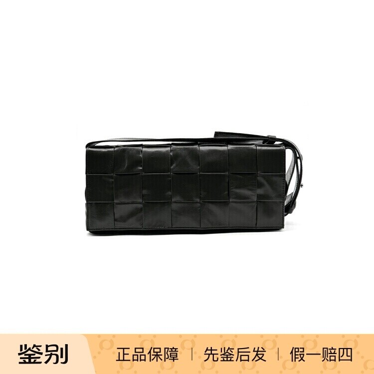 正品BottegaVeneta磁扣邮差包
