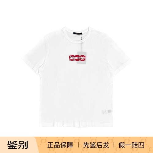 正品LouisVuitton字母印花短袖