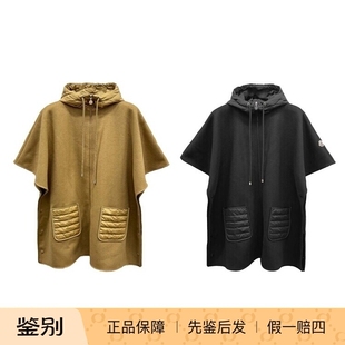 羊毛连帽斗篷大衣 Mantella秋冬季 Moncler 毛呢外套 现货