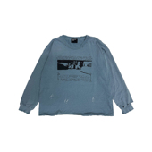 DéprimésERD锁链男孩印花泼墨破坏长袖 Riches 现货 Enfants