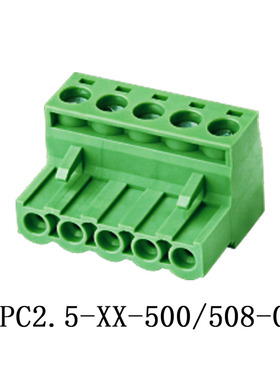5.00mm间距 FPC2.5-XX-500-00 插拔式接线端子